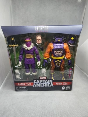Marvel Legends Baron Zemo & Arnim Zola Figure 2-Pack from Captain America New  - Image 1 of 4