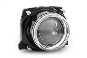 Hella 90mm Kit Car Hot Rod Bike Headlight Low High Dipped Main Beam Projector - Picture 1 of 12