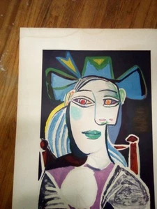 Pablo Picasso, Buste de Femme au Chapeau Bleu - Picture 1 of 9