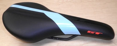 GT BLACK/LIGHT BLUE/RED BIKE SADDLE/SEAT BICYCLE PARTS 495-3 - Image 1 of 4