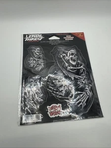 New 2011 Lethal Threat Ripping Skeletons Decal Stickers Skull Swirl - Bild 1 von 1