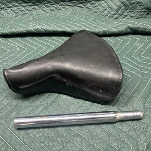Revised Original Vintage Schwinn Approved Messenger Saddle Seat Post Included - Picture 1 of 7