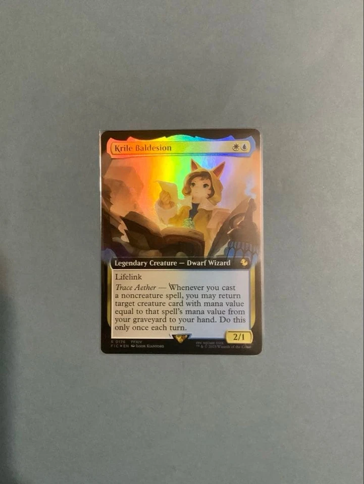 Krile Baldesion Foil MTG Final Fantasy Card Expansion Art - Image 1 of 2