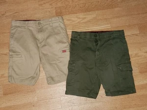 Boys Levis Cargo Shorts Youth Size 14 Pre-owned In Excellent Condition Lot Of 2 - Picture 1 of 4