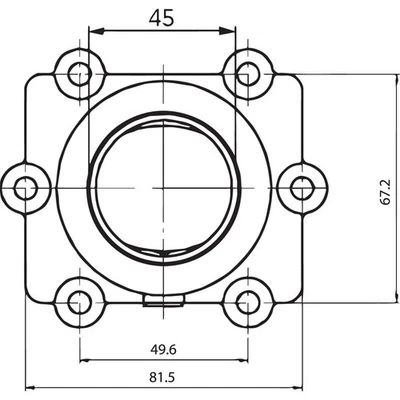 Kimpex Carburetor Flange, Arctic Cat 07-100-62 - Imagem 1 de 4