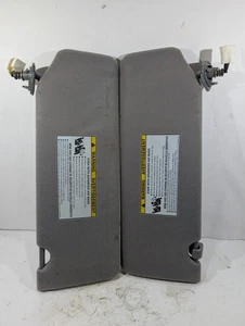 74320-AA232-B1 2004-2008 Toyota Solara Sun Visor Set Gray Illuminated Mirror OEM - Picture 1 of 17