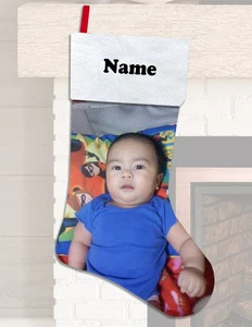 Medias de Navidad personalizadas con tu foto/imagen o cualquier diseño - Imagen 1 de 3