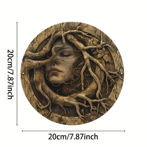 Holzschild Wald Elf Baum Geist Wanddekoration 8 Zoll Außen Innen Raum - Bild 1 von 10