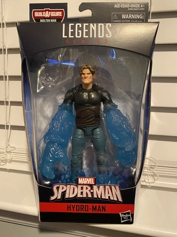 Hasbro Marvel Legends Hydro Man 6" Action Figure Molten Man Wave Series No BAF Cover