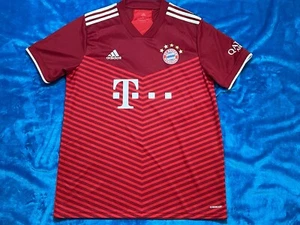 Adidas Bayern Munich Jersey 2021/22 Red Size Large - Picture 1 of 13