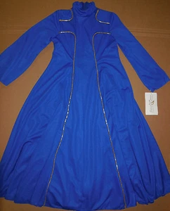 NWT Praisewear Liturgical Church Dance Royal Princess Seam Dress Girls Sml 70361 - Picture 1 of 3