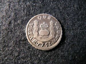 Nicely Detailed Mexico 1751 Pillar 1 Real - Free Shipping