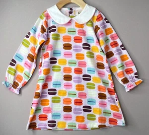 THE OAKS APPAREL Presley Knit French Macaroon Dress Girls 4 Yrs Macaron - Picture 1 of 5