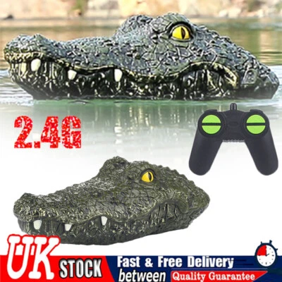 JJRC RC Floating Crocodile Head Toy 2.4G Remote Control Alligator Head Boat 15KM/H