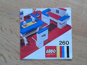 LEGO - Alter Bauplan Nr 260 - Lego Esszimmer Bauanleitung LEGO 97217 - Bild 1 von 3