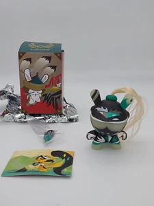 Kidrobot Dunny Art Of War Teal/Green Knight 3" Vinyl Figure Patricio Oliver 3/40 - Picture 1 of 5