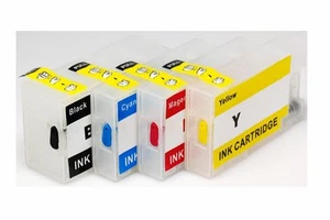 4 PK Empty Refillable Ink cartridges for Canon Maxify PGI 1200XL MB2020 MB2320 - Picture 1 of 1