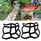2 Pieces Concrete Stepping Stone Paver Mold, Lawn Garden And Patio Reusable Diy