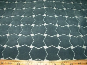 11 YARDS CUT VELVET GEOMETRIC UPHOLSTERY FABRIC FOR LESS - Picture 1 of 3