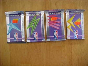 (4) 1991/92 Skybox Series 1 Basketball Packs - Picture 1 of 2