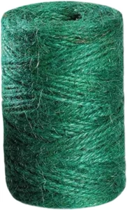 2Mm *100M Green Garden Twine Strong Natural Jute Twine for Gardening Tomato Clim - Picture 1 of 6