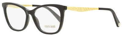 Gafas rectangulares Roberto Cavalli RC5095 001 negras/doradas 54 mm 5095 Foto 1 de 2