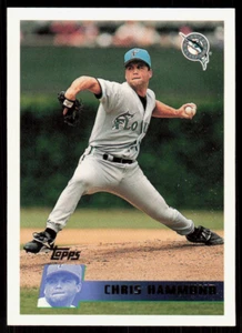 1996 Topps 374 Chris Hammond Florida Marlins - Picture 1 of 2