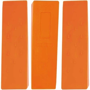 3 Pack 10" Tree Felling Wedge Logging Bucking Falling ABS Plastic (Orange) - Picture 1 of 7