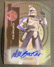 Dee Bradley Baker as Captain Rex 2015 Topps Star Wars High Tek On-Card AUTO #105