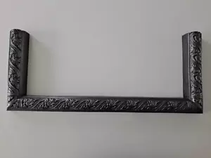 cast iron fireplace fender. Original cast iron fireplace fender FIRE SURROUND - Picture 1 of 10