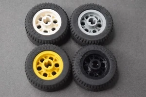 Lego 6579 Technic Wheels Tyres 43.2 x 28S Pack of 4 - Picture 1 of 4