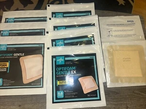 Lot Of Nine 6x6 Foam Dressings Optifoam - Picture 1 of 4