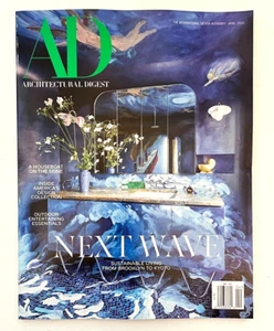 AD Architectural Digest Next Wave Houseboat On The Seine April 2025 Issue - Picture 1 of 1