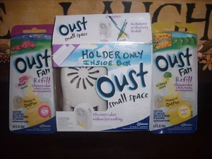 1 Oust Small Space Fragrancer 2 Refills 1 Floral 1 Citrus KEIN FAN - Bild 1 von 4