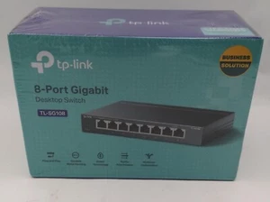 TP-LINK 8-Port 10/100/1000Mbps Desktop Switch sealed - TL-SG108 - Picture 1 of 1