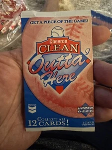 2004 Upper Deck CHEVRON CLEAN Outta' Here Sealed Unopened Baseball Card Pack Lot - Picture 1 of 2