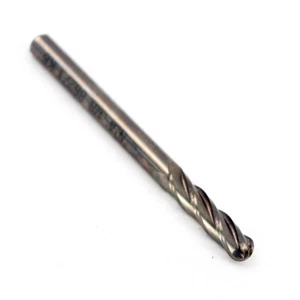 Niagara Carbide Ball End Mill 1/8" 4FL 1/8" x 1/2" x 1-1/2" 86271 - Picture 1 of 2