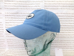 LACOSTE Baseball Cap Mens Soft Twill Canvas Hat Croc Badge Blue Caps BNWT R£60