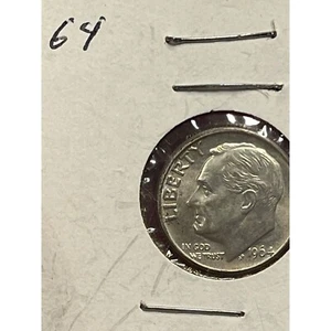 1964 D Roosevelt Dime   PackRP51 - Picture 1 of 2