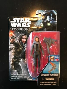 Star Wars Rogue One Sergeant Jyn Erso (Jedha) Figure Hasbro Disney - Picture 1 of 2