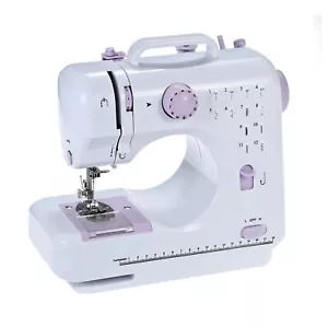 Electric Sewing Machine Portable Mini 12 Stitches Pedal Household for Beginner - Picture 1 of 15
