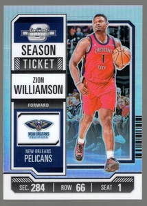 2023-2024 Panini Donruss Optic Contenders Ticket Silver Zion Williamson #84 - Picture 1 of 2