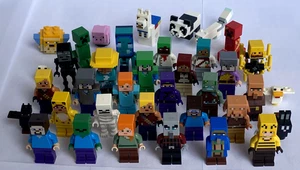 LEGO Minecraft Choose your Minifig / Minifigure min steve alex zombie creeper - Picture 1 of 43