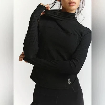 NEW Free Movement by Free People Size Small Tempo Ribbed Turtleneck - Image 1 of 4