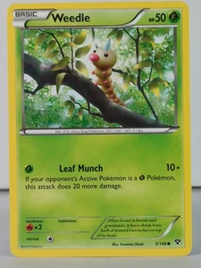 Weedle - POKEMON - XY Base 3/146 - Non Holo - quasi nuovo -A - Foto 1 di 5