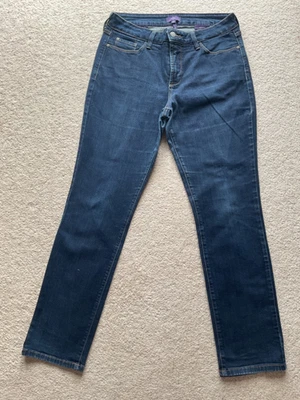 Ladies NYDJ size 10P indigo bluelift+tuck technology inside leg 29 inches - Image 1 of 3