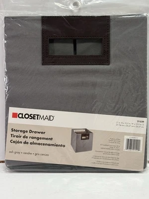 Cubo Cubo Almacenamiento 11x10.5x10.5 Gris Armario Organizador Mango Caja Bolso Foto 1 de 3