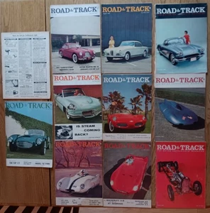 Vintage Road & Track Magazines  from 1957,  Lot of 11 - Imagen 1 de 6