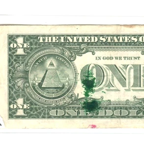 $1 "REVERSE INKING ERROR" (SAN FRANCISCO) $1 "REVERSE INKING ERROR" RARE!! - Picture 1 of 3
