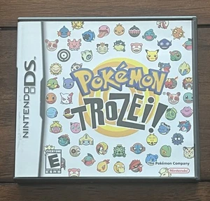 Pokémon Trozei! (Nintendo DS, 2006) CIB Case Manual 10th Anniversary STICKER - Picture 1 of 4